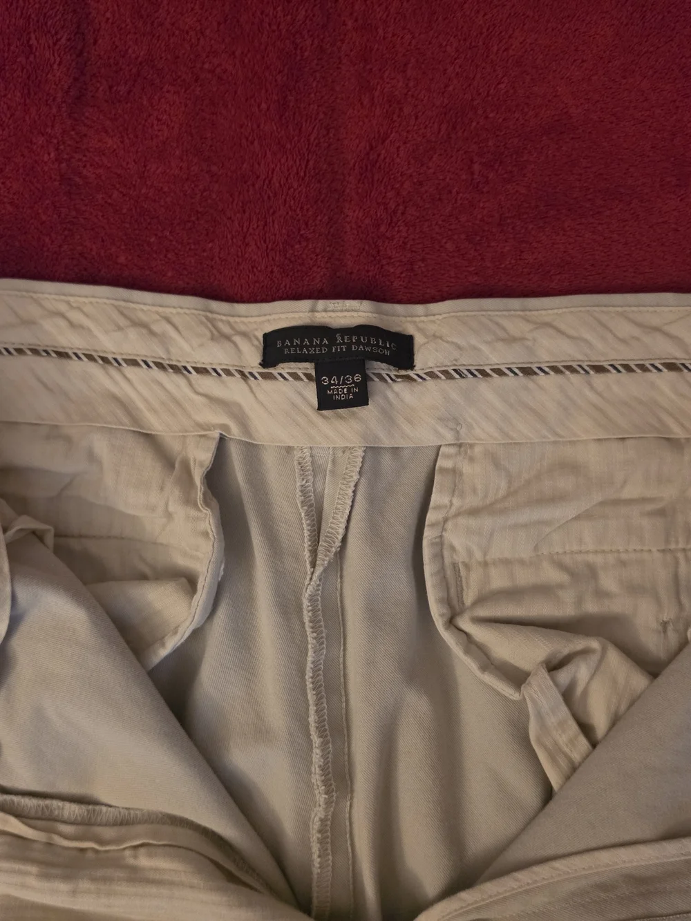 Banana Republic Light Khaki Chino Pants